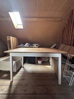 Tisch Ikea Holz & Weiss