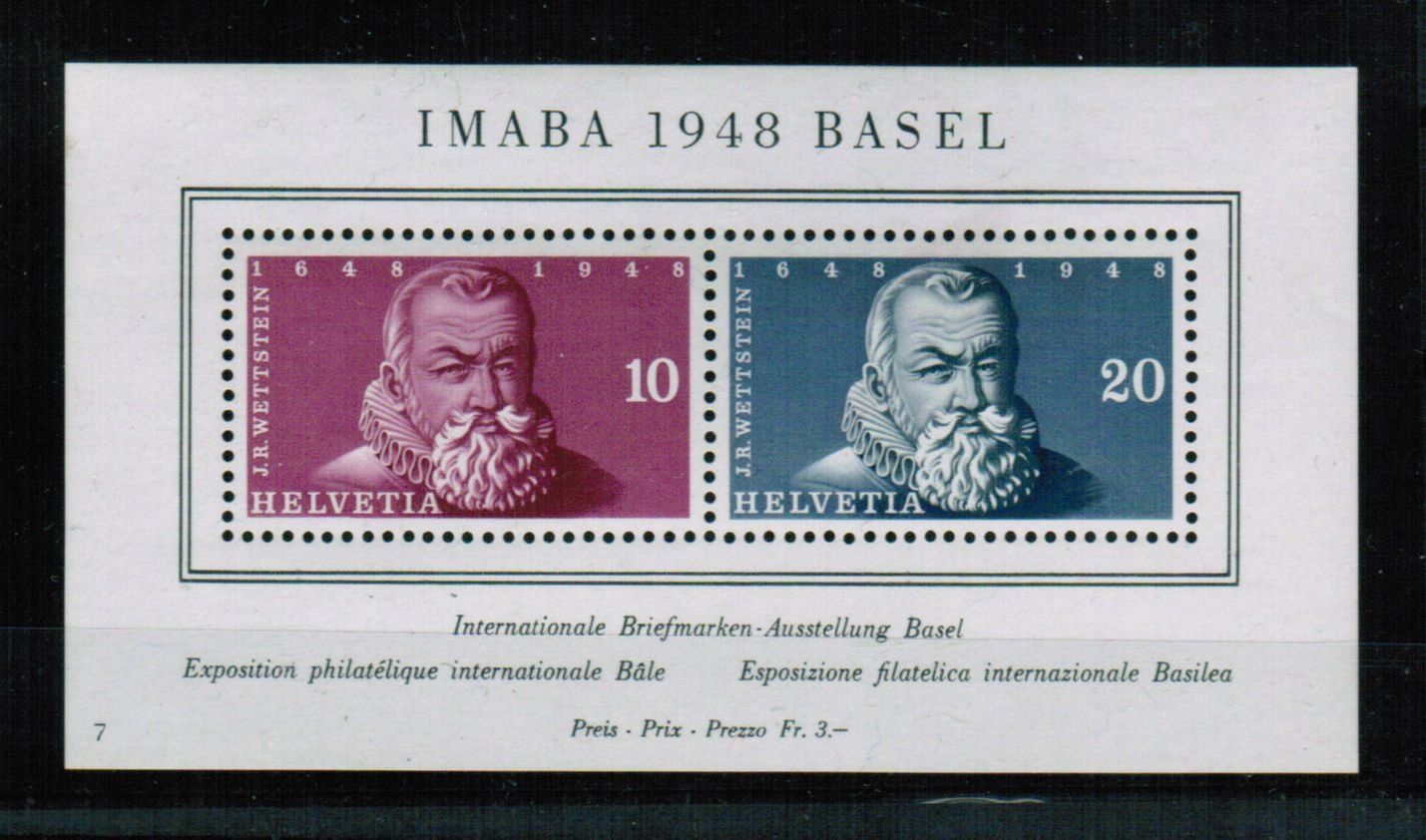Tutti i francobolli: IMABA-Block 1948 ** postfrisch – Nuovo (secondo la descrizione) da Bern venduto da peri02