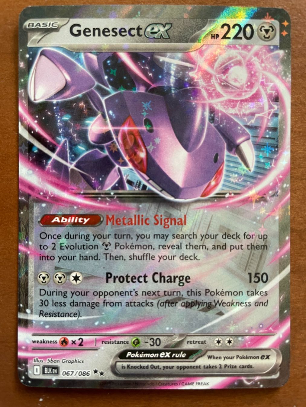 Pokémon Carte collezionabili: Pokemon Genesect eX (Versand gratis) – Nuovo (secondo la descrizione) da Chur venduto da Angerson