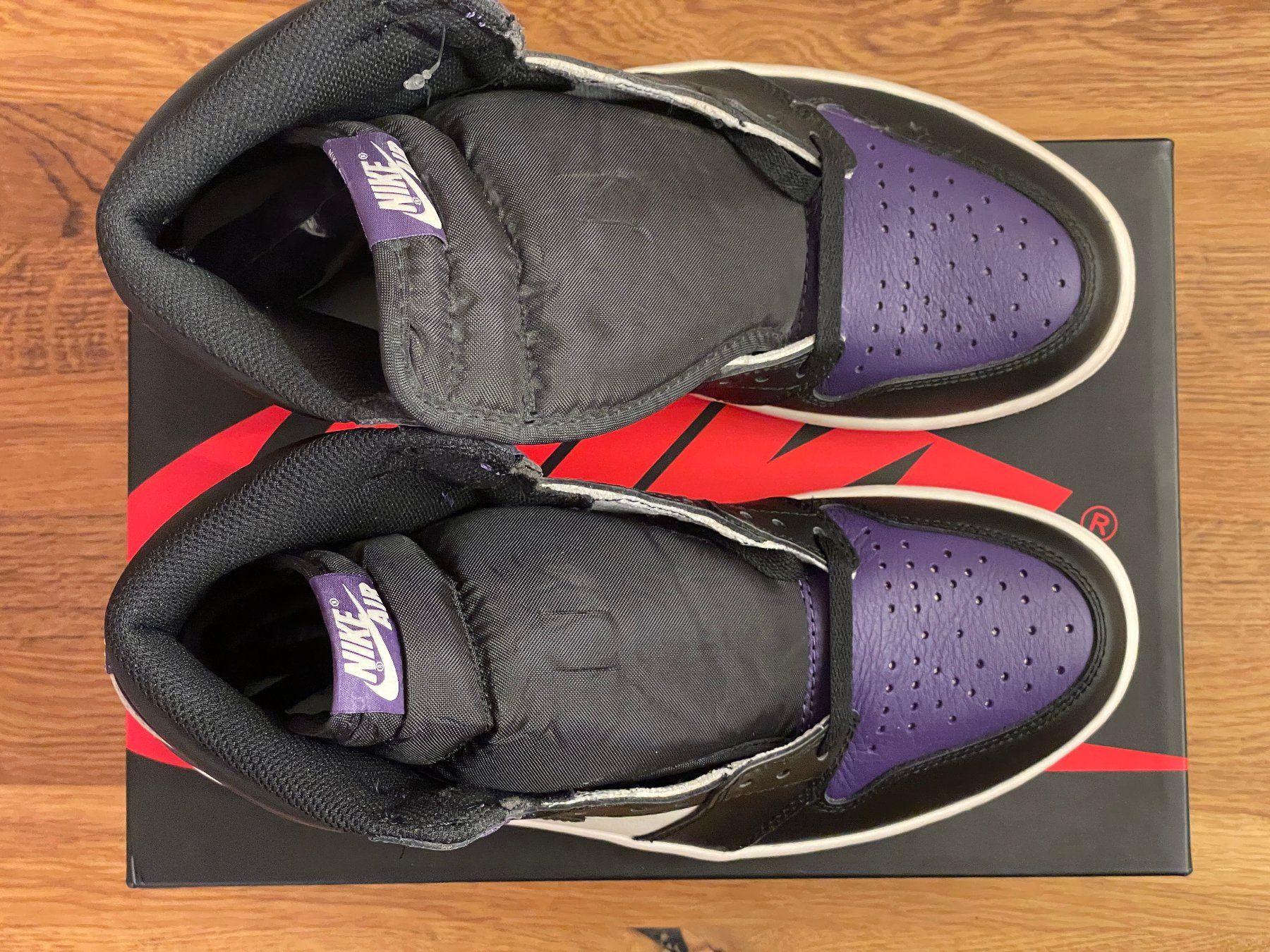 Herrenschuhe: Nike Air Jordan 1 High OG | Court Purple | 43 9.5 – Neu und originalverpackt aus Schaffhausen von mar_mfl9 3