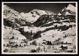 AK Unterwasser, Hotel Sternen und Ortsansicht