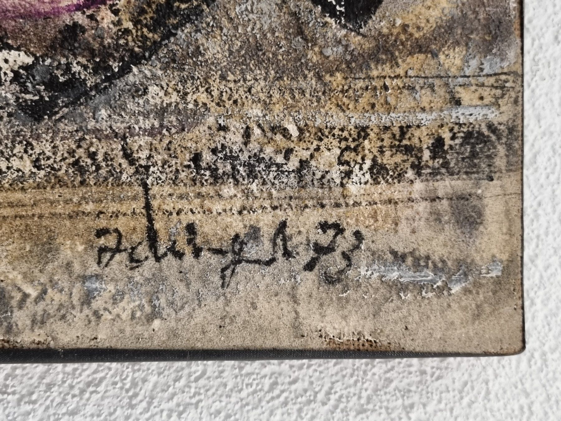 Gemälde: Prince George Ebrin Adingra  - Abstract Portrait 1973 – Gebraucht aus Lenzburg von freedomky 3