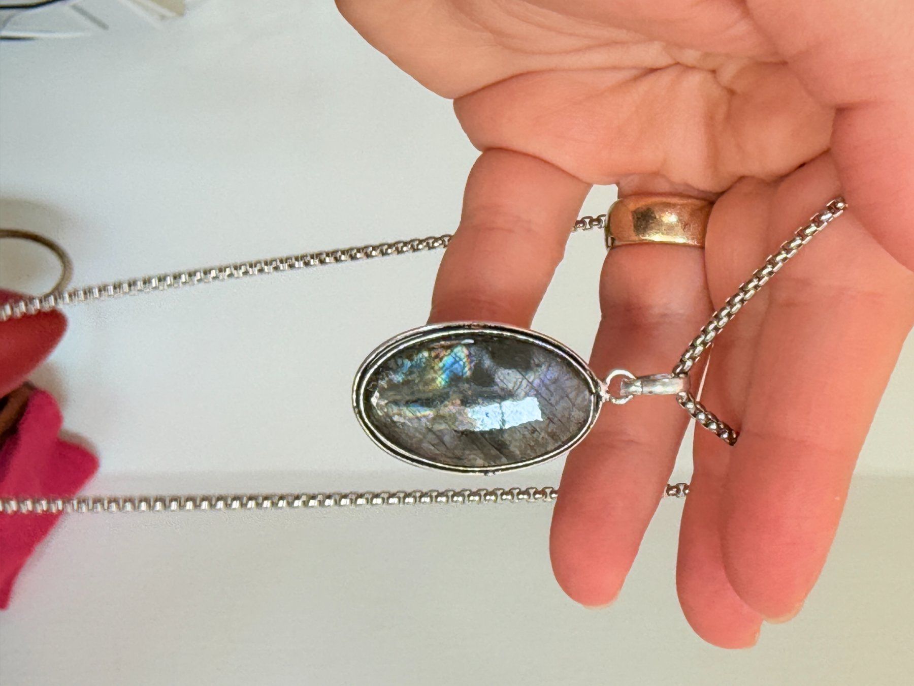 Catenine: Collier femme Labradorite – Nuovo e nell'imballaggio originale da Genève venduto da AGBERG 5