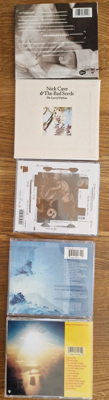CD: CD Paket: David Bowie, Nick Cave, Pixies, R.E.M. – Usato da Wettingen venduto da brownie14 2