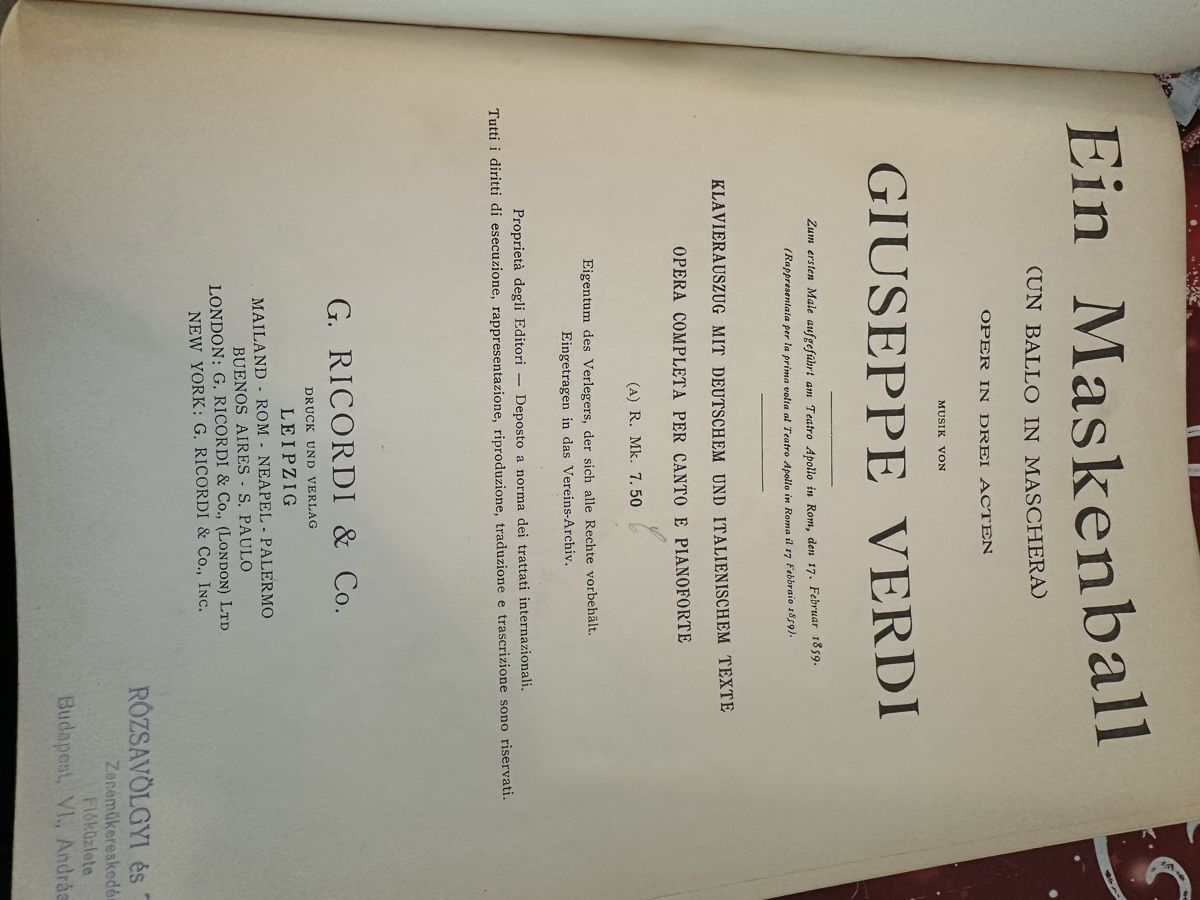 Libri: Antiquarische Notenbücher – Usato da Russikon venduto da Schenie 9