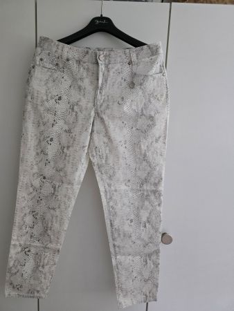 Exklusive Schlangenprint Jeans - Limited Edition - Gr. 44