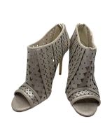 Karen Millen Laser Peep Toe Bottines Été Cuir T39 Chic