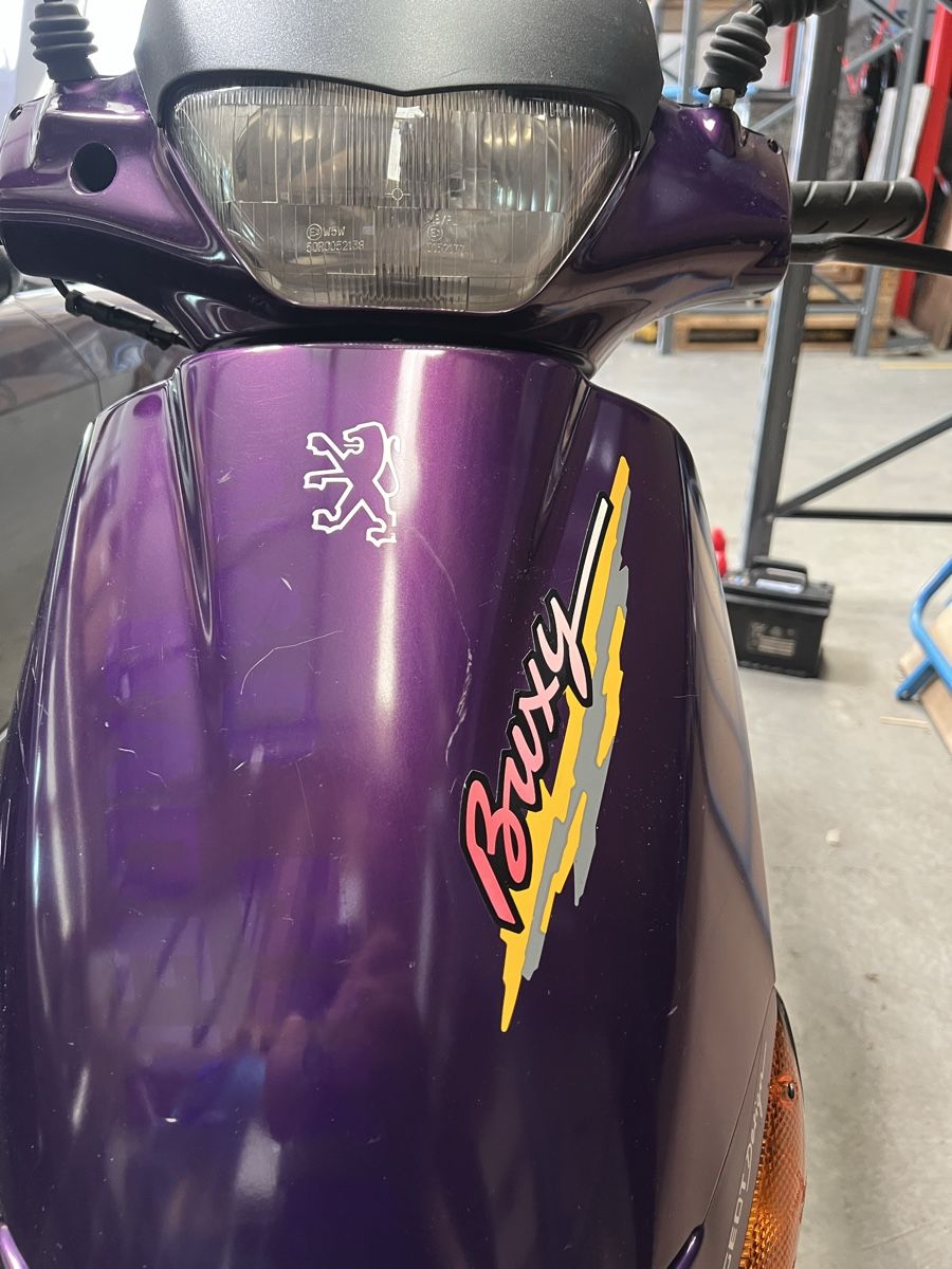 Peugeot Scooter: Peugeot Buxy Roller 50ccm violett – Difettoso da Basel venduto da ChristophBasel 1