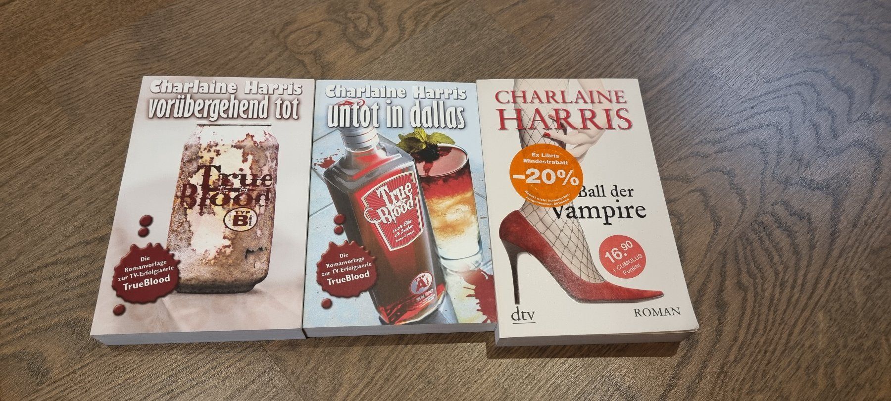 Libri: Sookie Stackhouse 1,2 und 6 -  Charlaine Harris – Usato da Hinterforst venduto da impatiently