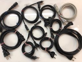 Euro-Netzkabel, Apparatekabel, Netzanschlusskabel