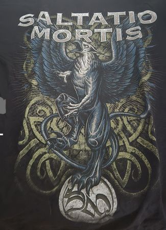 Saltatio Mortis Tour T-Shirt - Mittelalter Rock, Grösse XL