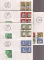 PJ-FDC-Serie 1984. Mit 4-er-Block's.