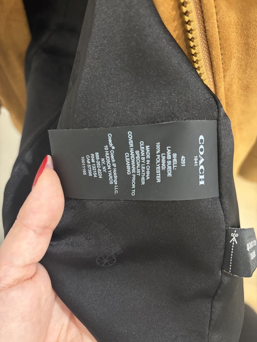 Coach Giacche: Coach Wildleder Jacke, Top Zustand – Usato da Neuenhof venduto da Flowergirl123 3