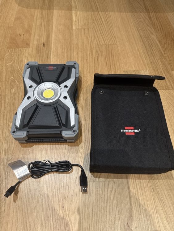 Brennenstuhl Mobiler LED Akku Strahler CL 4050 MA / Klemmbare LED Arbeitsleuchte 40w Mit Klemmvorrichtung P4493507