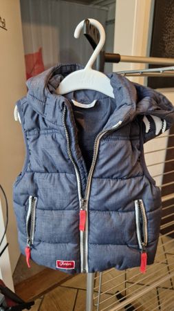Kinder Weste Gr. 68/74, top Zustand, warm für Herbst/Winter!