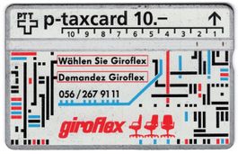Giroflex AG (2. Auflage) - seltene Firmen Taxcard