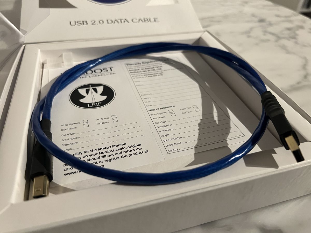 Cavi: Nordost Blue Heaven USB 2.0 data cable Leif – Nuovo (secondo la descrizione) da Zollikon venduto da C1nnam0n 1
