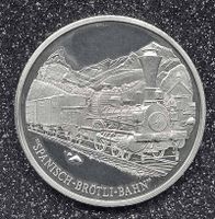 Medaille CH SPANISCH-BRÖTLI-BAHN "1998"