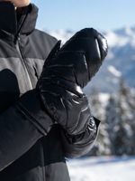 H&M Winter Fäustlinge Schwarz Glänzend, Onesize Neuwertig