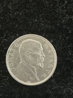10 Kronen Tschechoslowakei Silber Münze  Masaryk 1928
