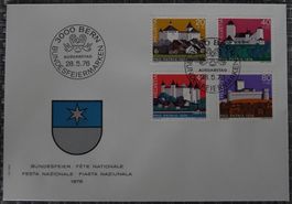 Pro Patria FDC-Couvert 1976 ET-Gestempelt