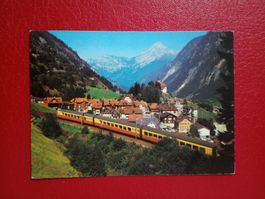 Wassen Uri Eisenbahn TEE Gotthard Linie spezieller Stempel