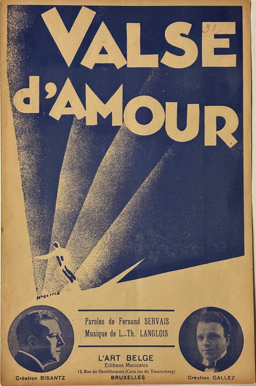 René Magritte, Lithographie, Valse d' Amour - Art on Paper (Gebraucht