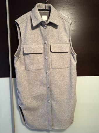 H&M Weste, Grau, Grösse S, Neuwertig für den Herbst!