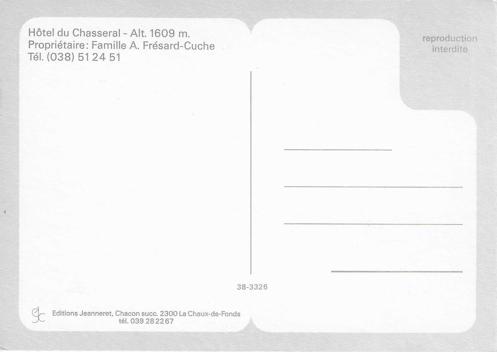 Cartoline postali: Hôtel du Chasseral BE – Nuovo (secondo la descrizione) da Rothrist venduto da Stranglehold 1