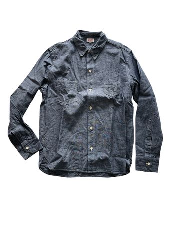 RARE LEVIS LVC SUN SET CHAMBRAY SHIRT MADE IN USA SIZE S