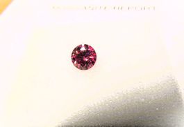 1.0 ct.  Moissanit in Pink  -  wie ein rosaroter Diamant !