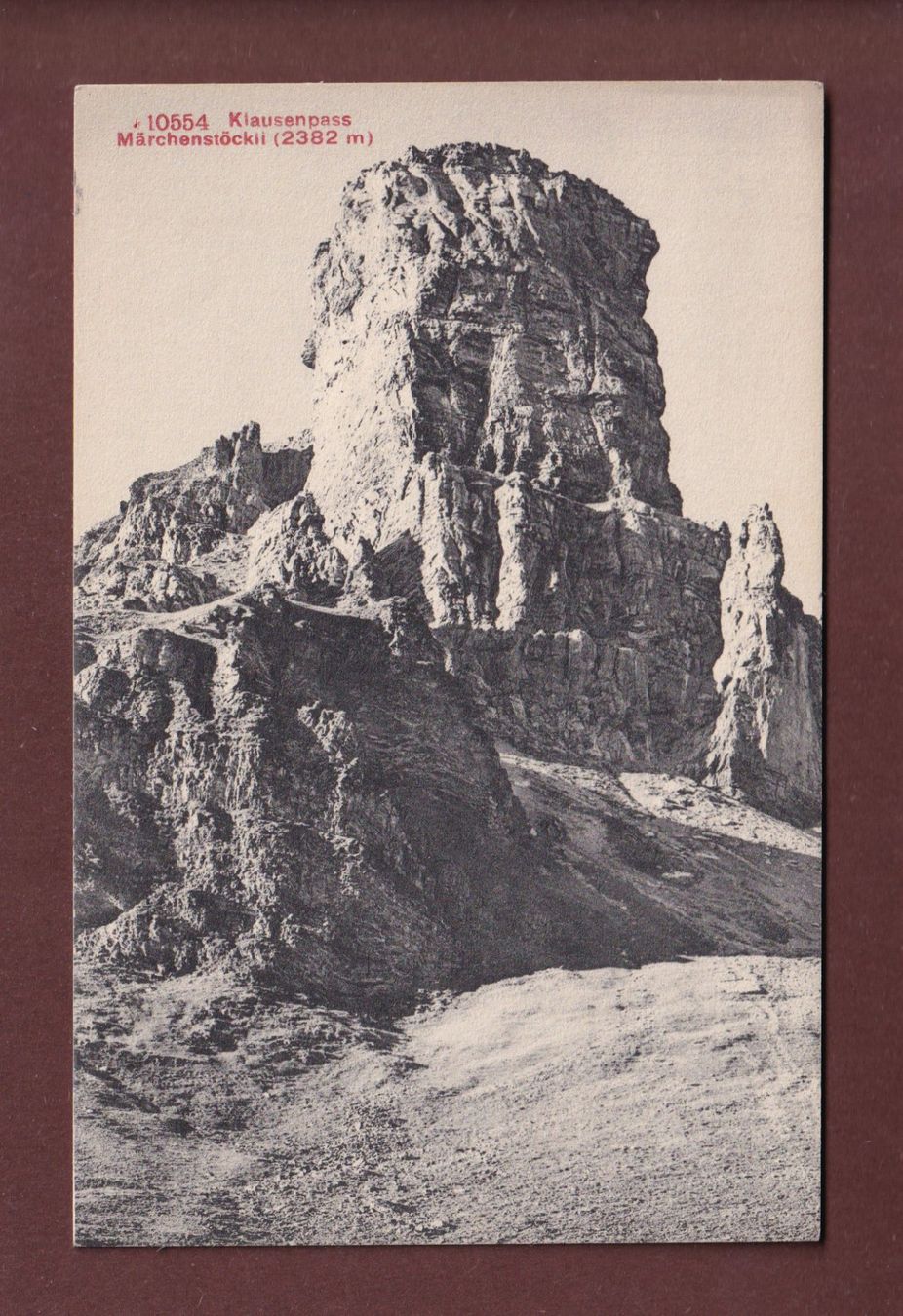 Cartes postales: KLAUSENPASS - Märchenstöckli – D'occasion à Pully par nicecards-shop