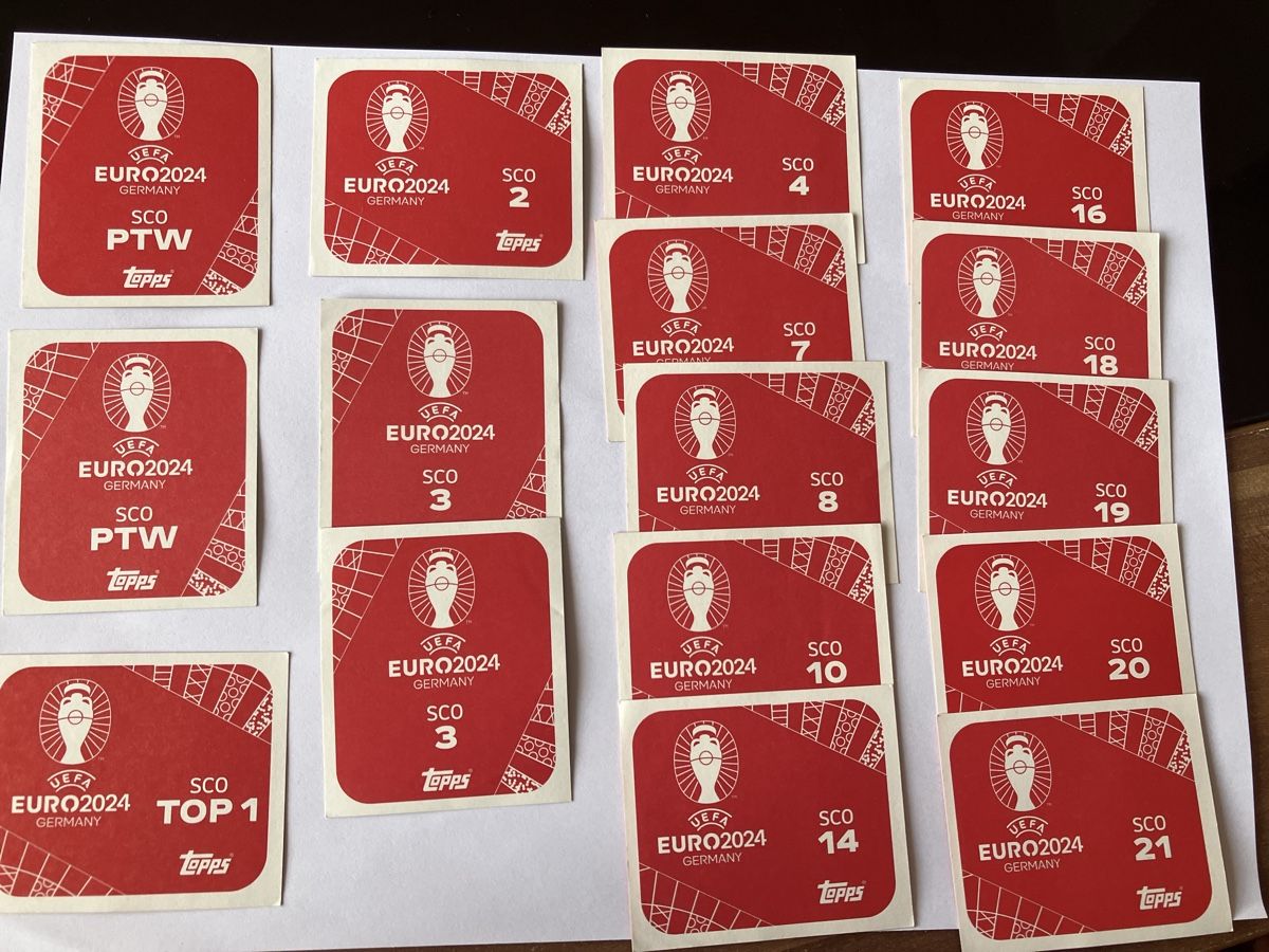 Topps Carte collezionabili: Topp Euro 2024 Scotland SET – Usato da Bülach venduto da gmeli84