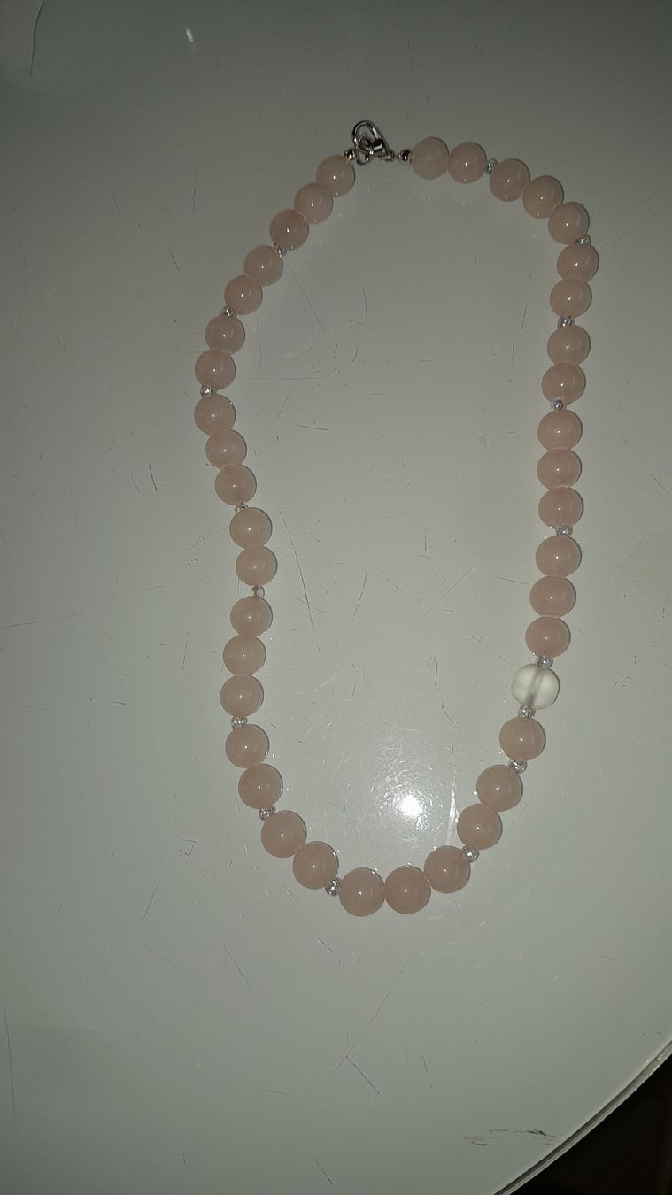 Ketten: Rosenquarz-Kette – Neu (gemäss Beschreibung) aus Küttigkofen von Stern_schnuppen 2