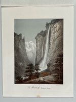 Staubbach Fall Lauterbrunnen von Briquet Cuvillier Lemercier