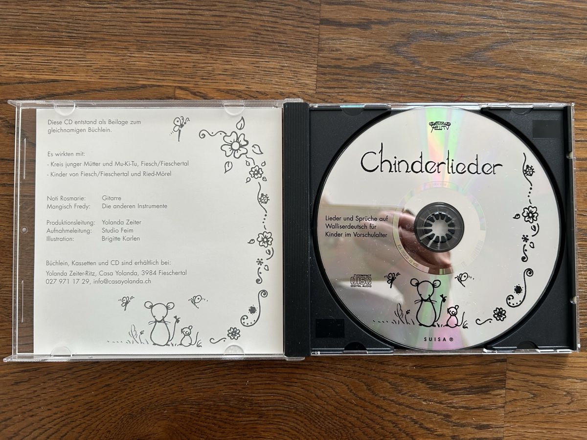 CDs: Chinderlieder Lieder und Sprüche auf  Walliserdeutsch CD  – Gebraucht aus Wolhusen von eve_m6cg 1
