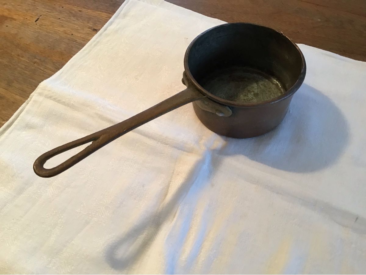 Pfannen: Kupferpfännli mit Langstiel – Gebraucht aus Oberdorf NW von Walenstock01