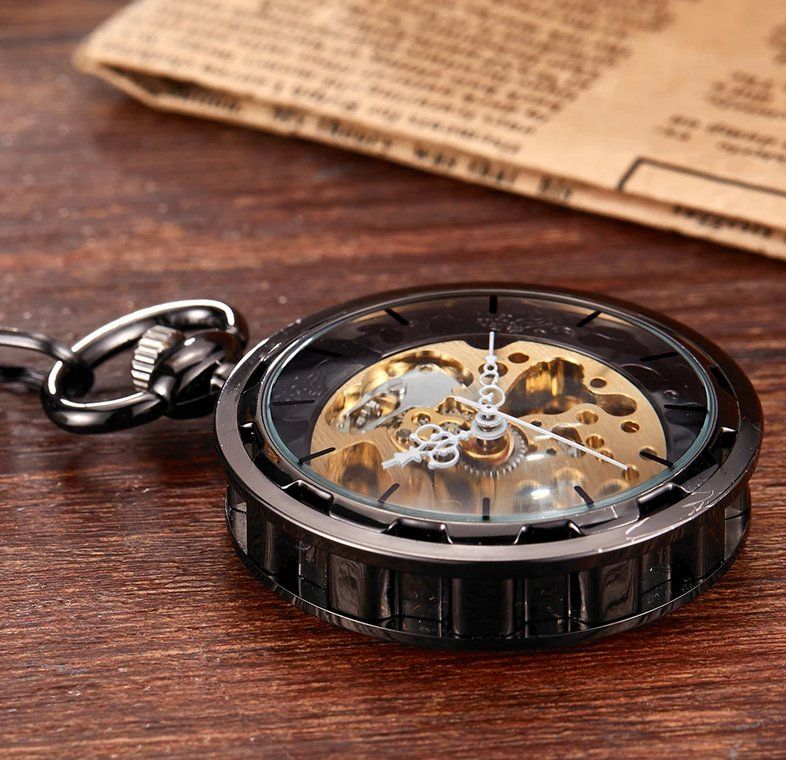Uhren: Steampunk Taschenuhr - Montre de Poche Steampunk – Neu und originalverpackt aus Lausanne von WATCH-WORLD
