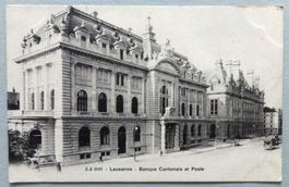 Lausanne - Banque Cantonale et Poste
