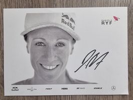 Autogrammkarte Daniela Ryf Originalunterschrift