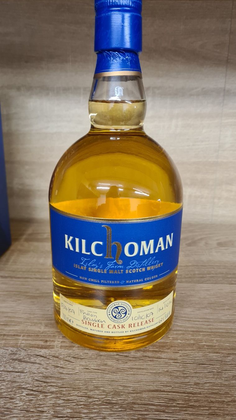 Kilchoman Bevande alcoliche: Kilchoman 2007 Single Cask Release Whiskyschiff 2010 – Nuovo e nell'imballaggio originale da Vouvry venduto da Peki23 1