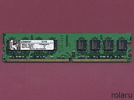1GB Kingston® DDR2-800/PC2-6400U C5 (8x)