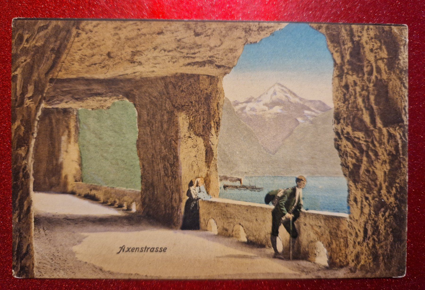 Cartoline postali: Axenstrasse, Vierwaldstättersee 1908 – Nuovo (secondo la descrizione) da Melchnau venduto da Fishel