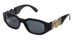 Sonnenbrille Versace schwarz mit Gold Medusa gebraucht