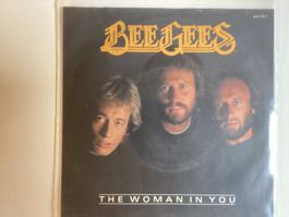 Bee Gees Single - Woman In You / Staying Alive