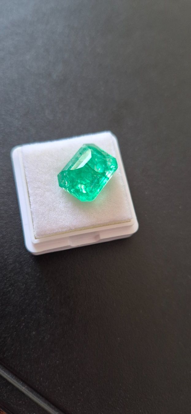 Pietre preziose: Smaragd 9.27 ct inkl. Zertifikat – Nuovo e nell'imballaggio originale da Sursee venduto da watch-hunter13 1