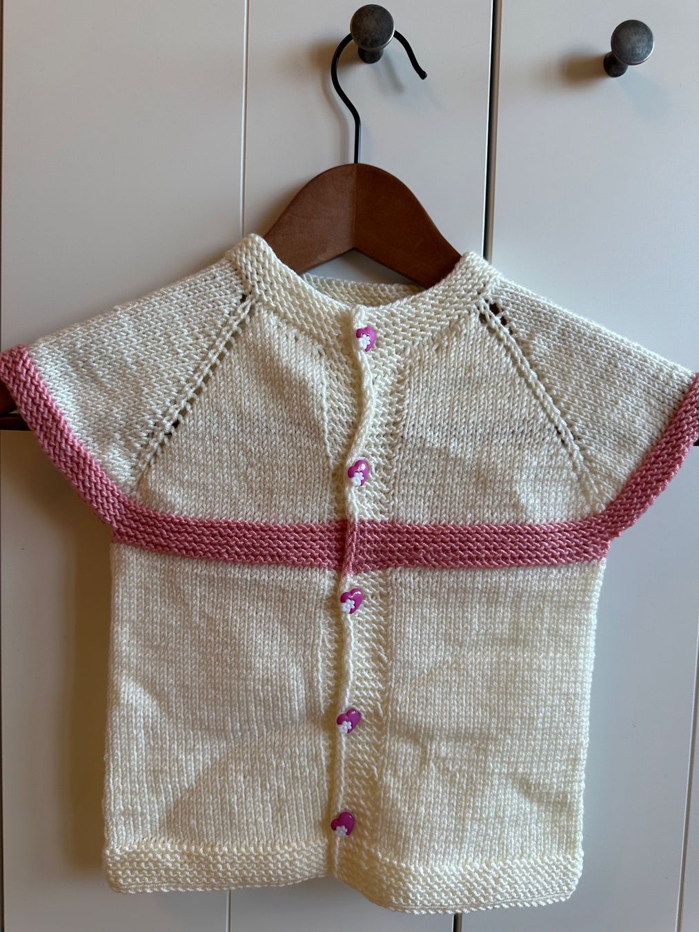 Giacche & Cappotti: Jacke Strickjacke Handmade Babywolle – Nuovo (secondo la descrizione) da Münchenstein venduto da egi4142