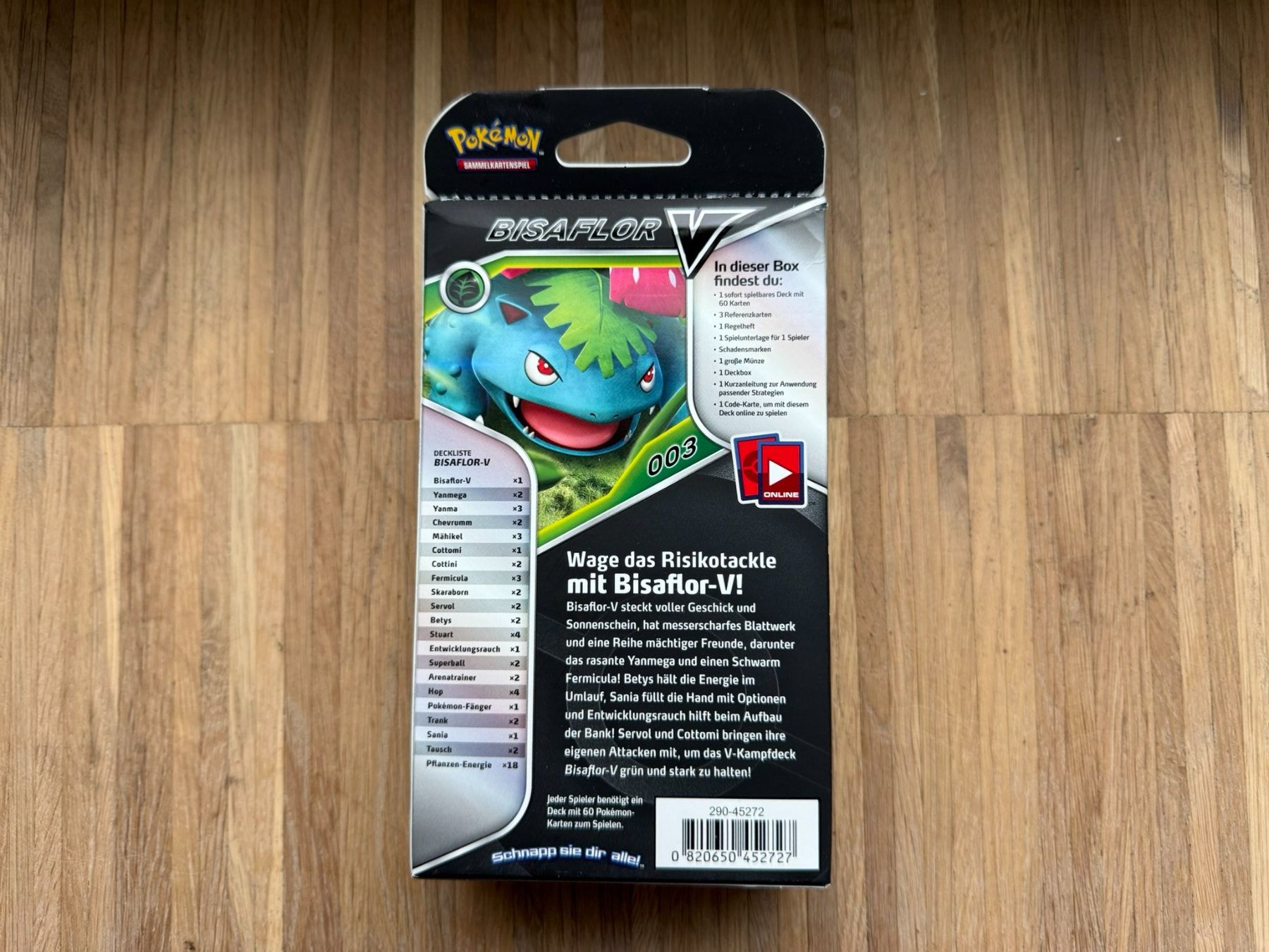 Pokémon Carte collezionabili: Bisaflor V Kampfdeck - Sammeln oder Spielen – Usato da Zürich venduto da dav_dx9c 1