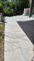 Feinsteinzeug Platten grau Betonoptik guter Zustand