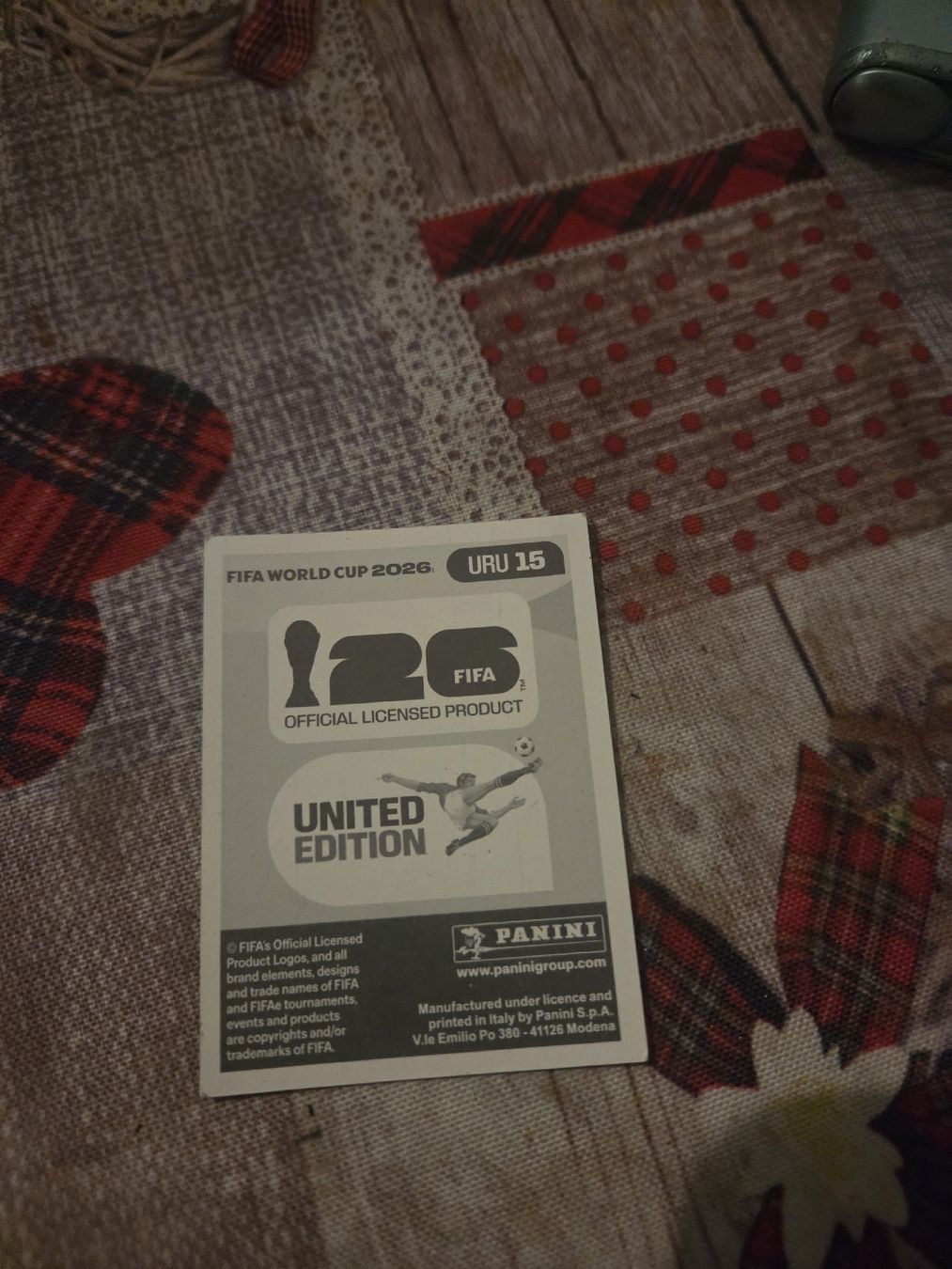 Panini Cartes à collectionner: URU 15 – D'occasion à Broc par fra_d7vm 1